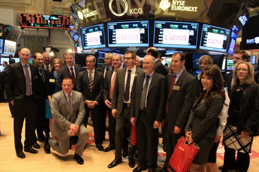 Ciena team NYSE 2014