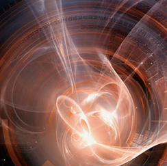 Light swirls in space