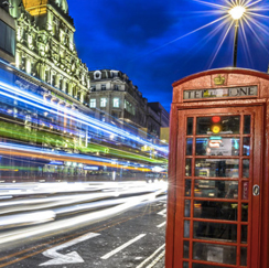 London phone booth