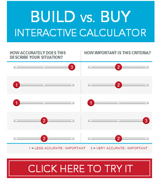 Build vs. Buy interactive calculator