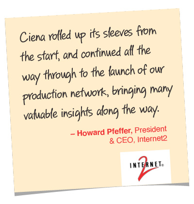 Howard Pfeffer quote, Internet2