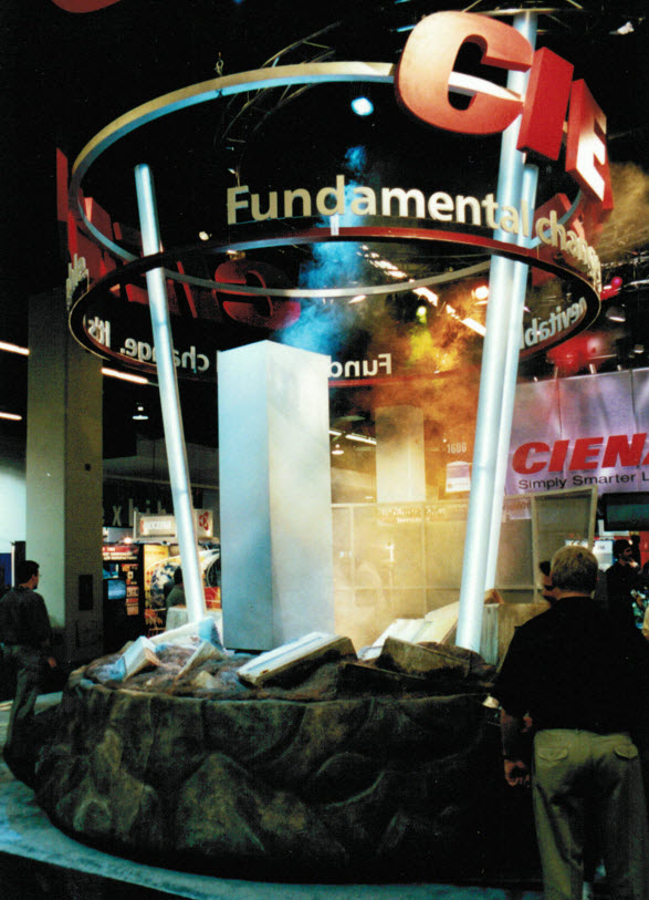 Ciena booth SuperComm 2001