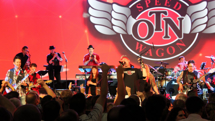 OTN Speedwagon plays to a full house at Ciena’s annual sales conference