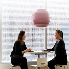 Women at table