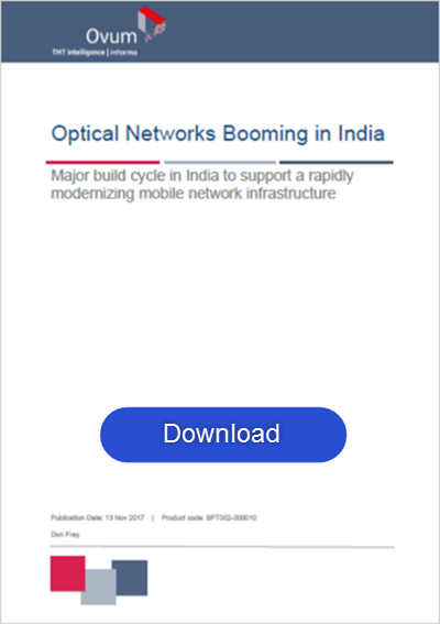 Optical Networks booming in India white paper promo