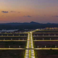 Airplane runway