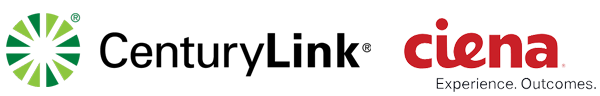 Ciena + CenturyLink logos