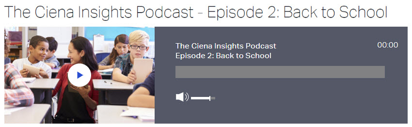 Back to school podcast promo