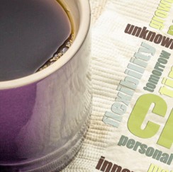 Coffee and word cloud image