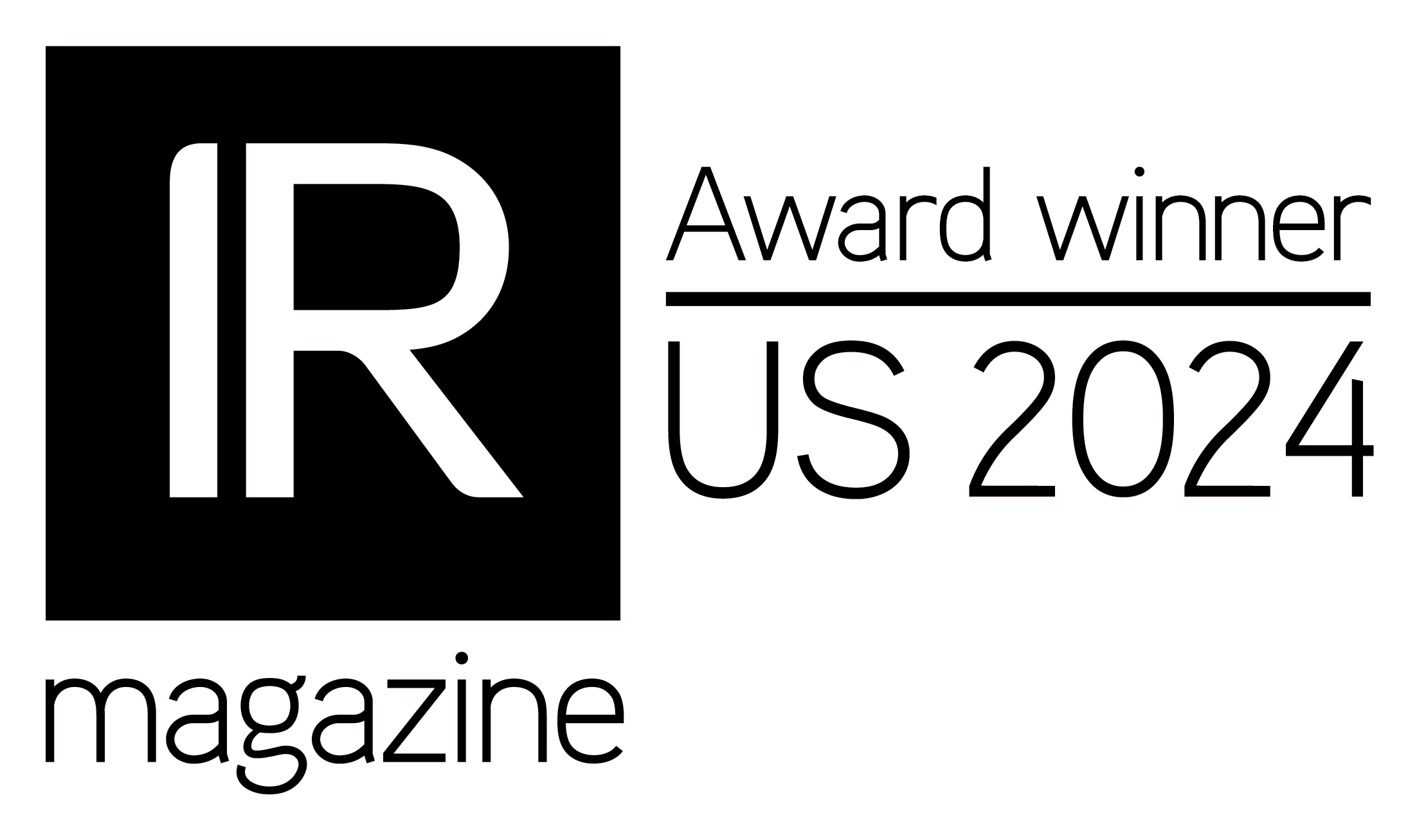 IR Magazine Award winner US 2024