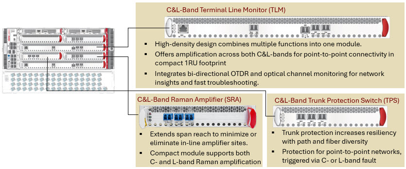 Details on Cienas RLS near scale across configuration