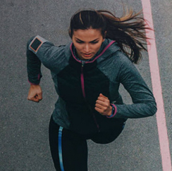 Woman jogging