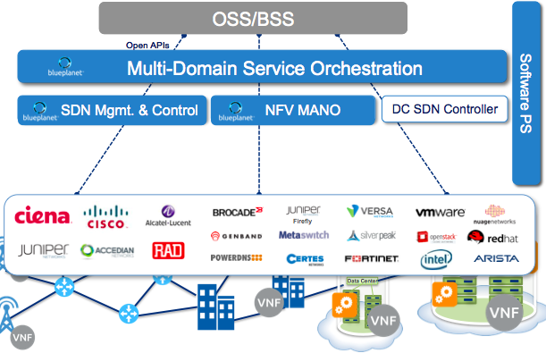 Ciena MDSO SDN/NFV diagram