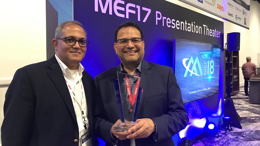 Raghu Ranganathan and Marco Naveda at MEF 2017