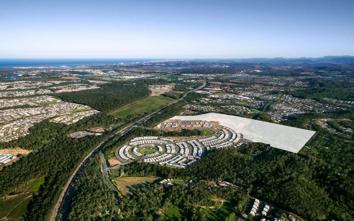 An aerial view of GemLife Gold Coast Australia