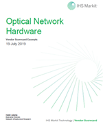 IHS Market Optical Network Hardware Vendor Scorecard