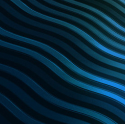 Blue and black wavy lines