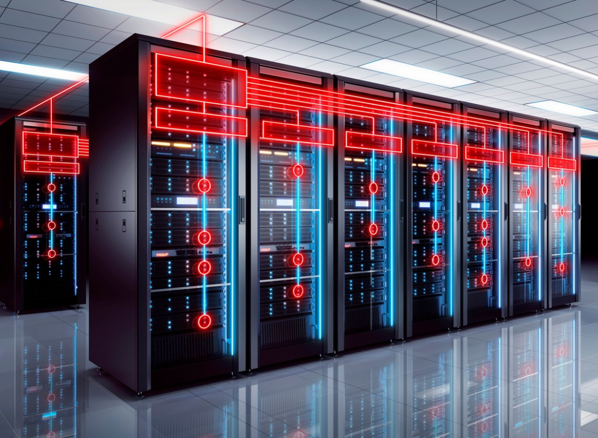 Data center racks 