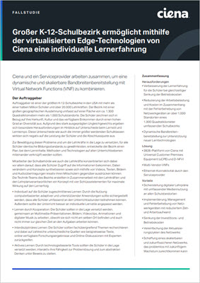 Preview of Ciena Virtualized Edge Technologies Case Study