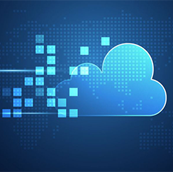 Digital cloud illustration 