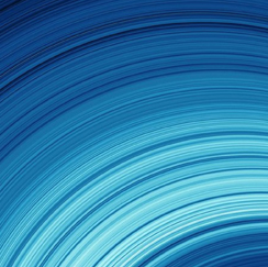 Blue wave abstract image