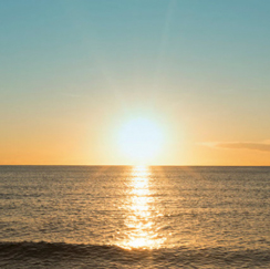 Sunset at the beach