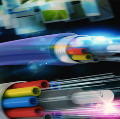 Fiber Optic cables and lights