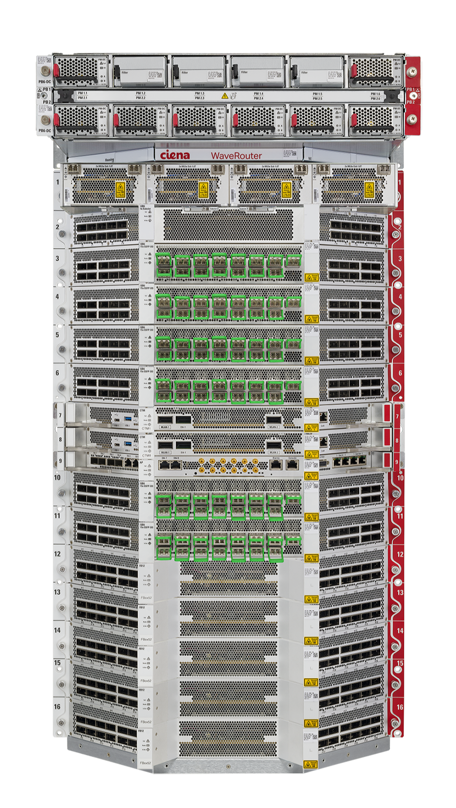 Image of Ciena's WaveRouter Coherent Metro Router