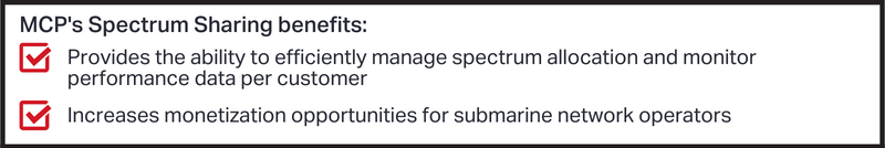 List of MCP Spectrum Sharing Benefits