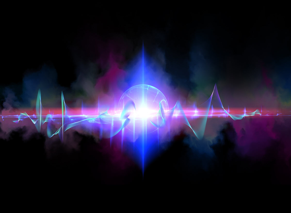 Quantum universe illustration