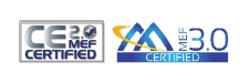 CE 2.0 MEF and MEF 3.0 Certified logos