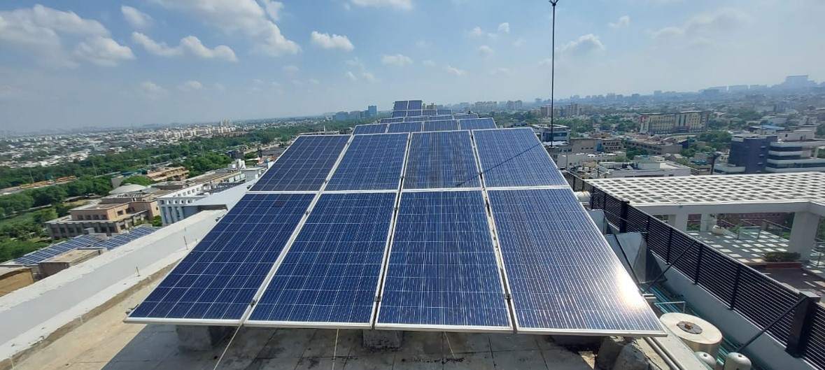 Ciena Gurgaon Office Solar Panels