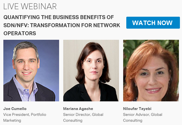 Quantifying the business benefits of SDN/NFV webinar promo