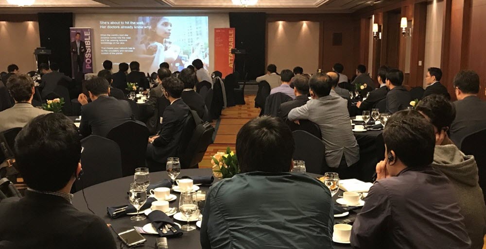 A Ciena Drive roadshow session in Korea, one of six across the Asia-Pacific region