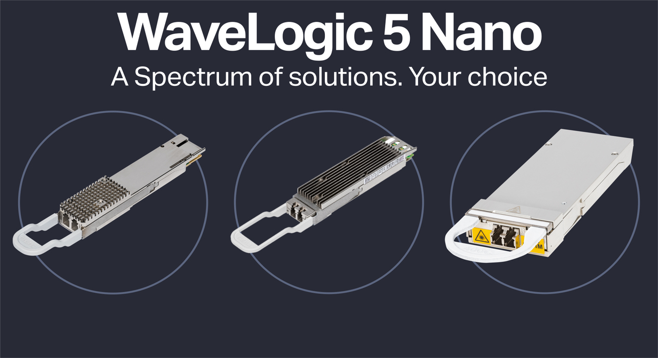 Images of different WaveLogic 5 nano components
