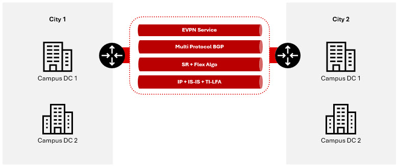 Enterprise campus interconnect illustration
