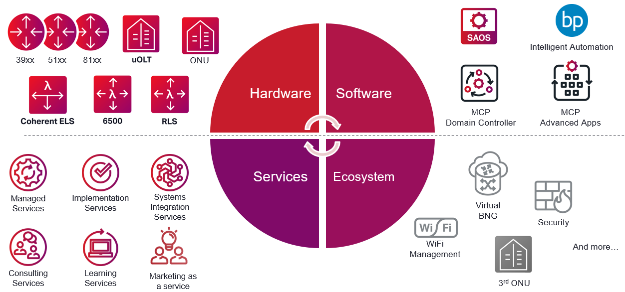 Diagram:  New Residential Broadband architectures can ignite a digital future for all