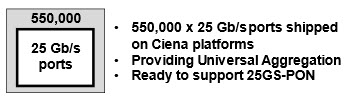 Ciena 25GS PON Support