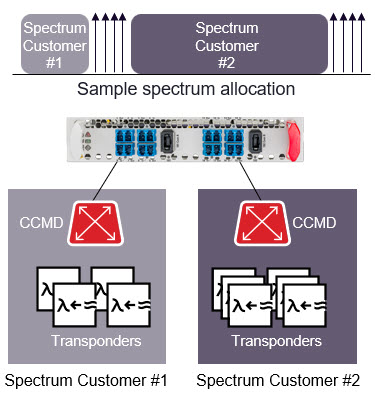 The SSM offers detailed power monitoring for up to 8 different spectrum customers