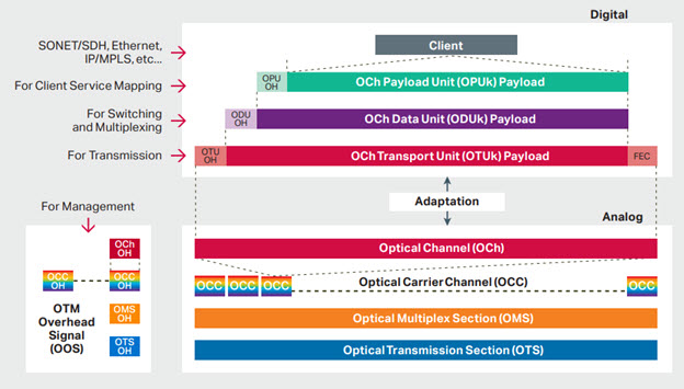 Optical Transport Module (OTM) diagram