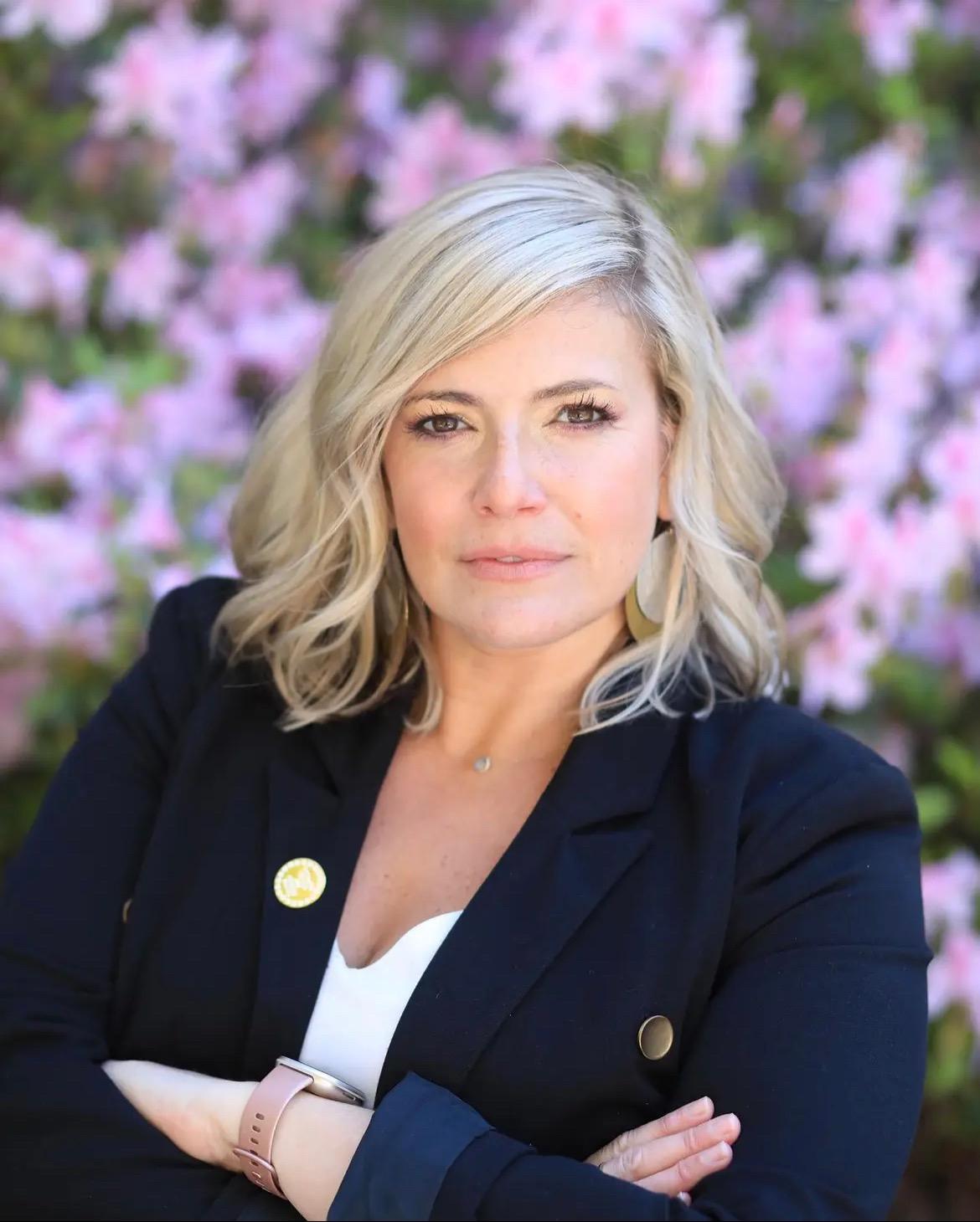 Headshot of woman, Ashley Wyand