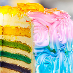 Multi-layered cake
