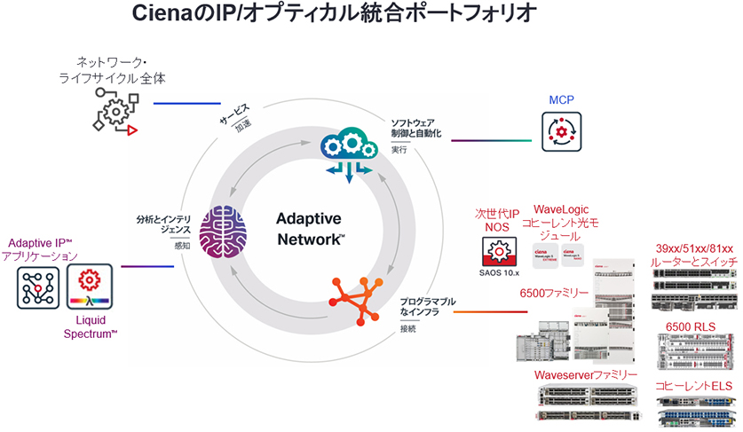 Ciena Portfolio for IP/Optical Convergence - Japanese