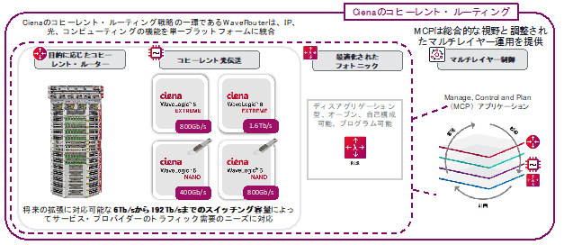 Ciena's Coherent Routing with WaveRouter