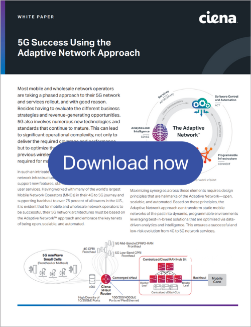 Download now: 5G Success Using the Adaptive Network Approach